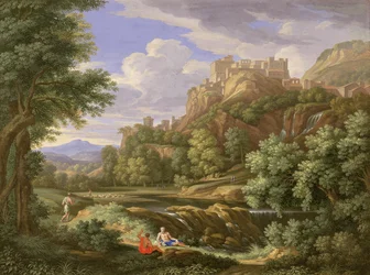 Klassische Landschaft, 1717